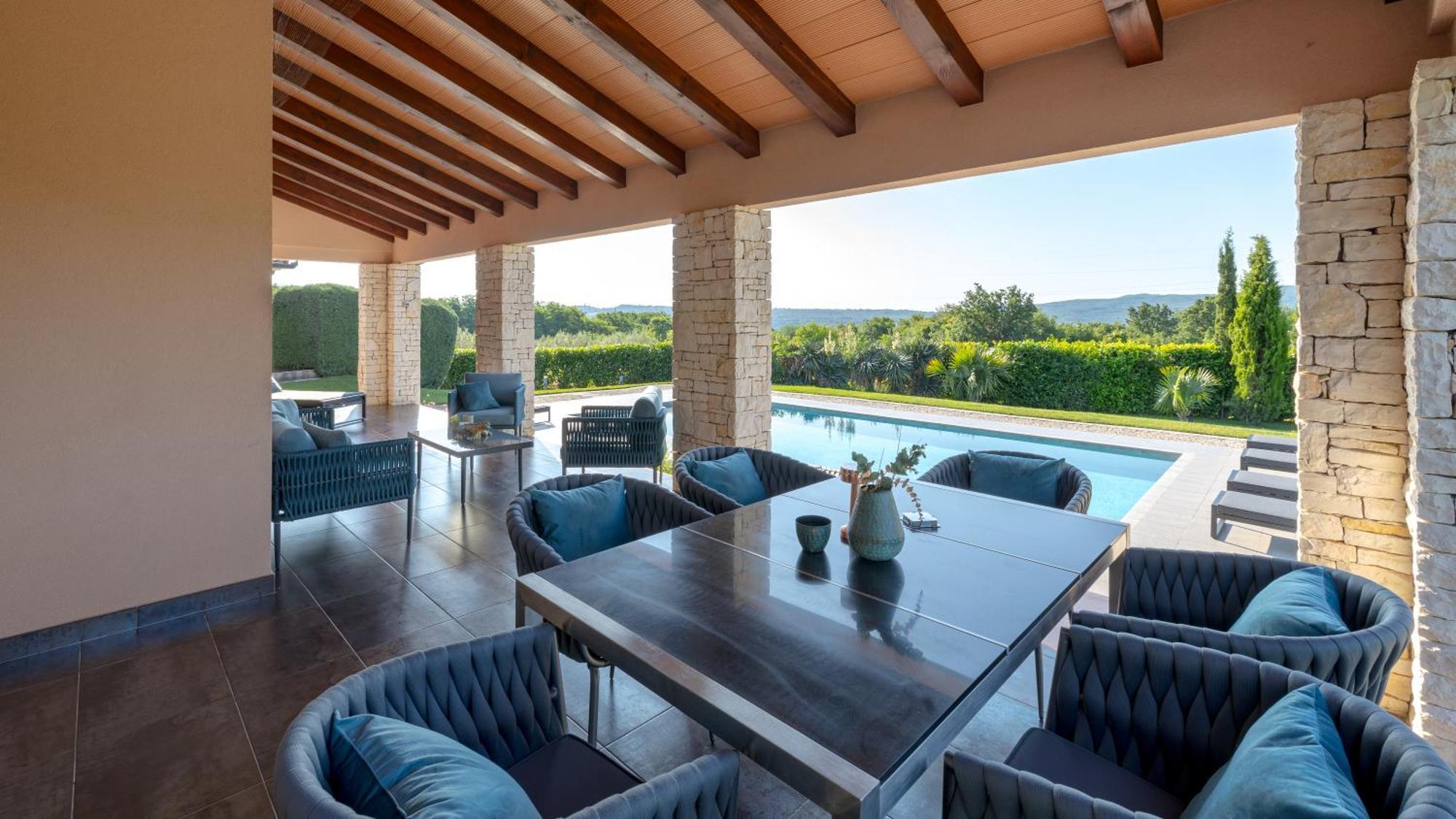 Villa Labin In Zartinj - Luxury Privacy Heated Pool With Auto Cover Экстерьер фото